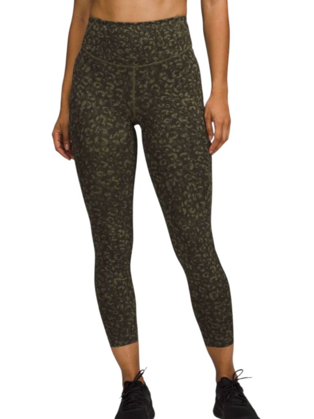 Size 2 Lululemon Base Pace High-Rise Tight 25” Intertwined Camo Olive Multi